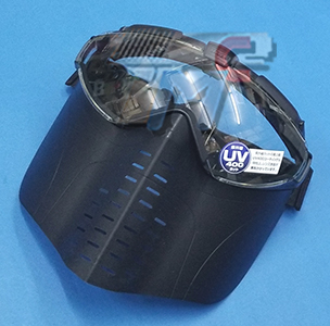 Tokyo Marui Pro Goggles Fan Ventilation Full Face Version(Mat Black) - Click Image to Close